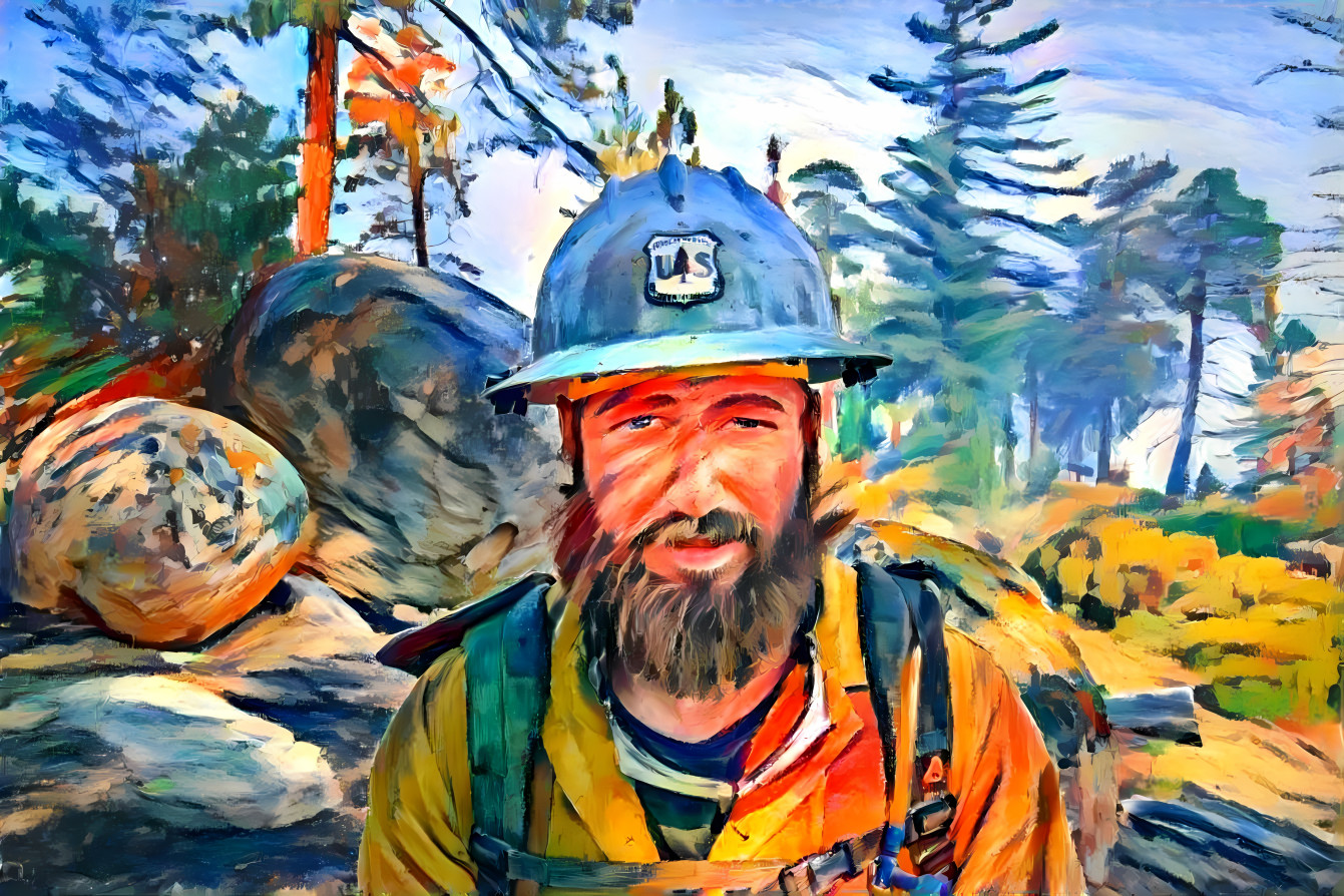 Paint By Number Firefighter