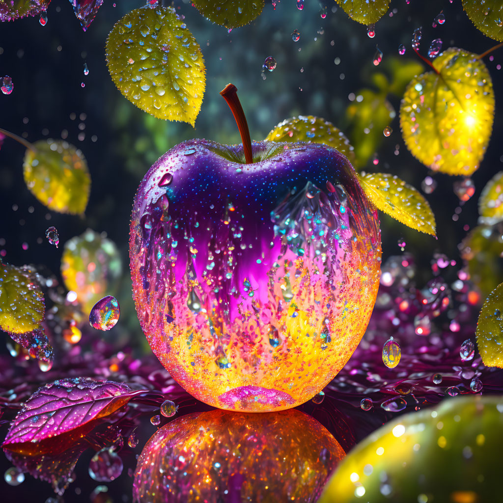 Glowing Apple