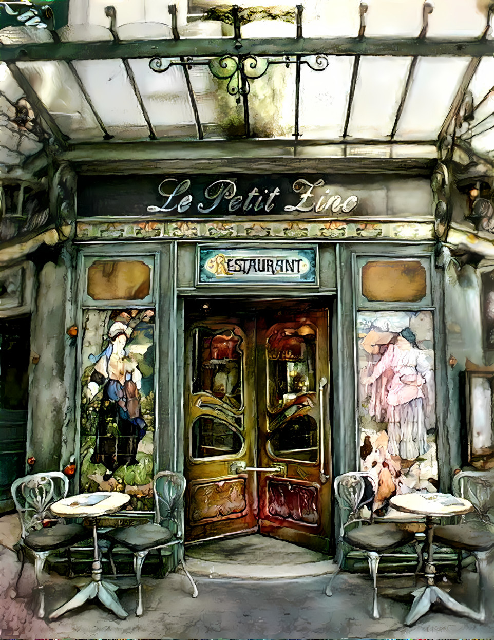 Restaurant " Le petit Zinc " Paris 
