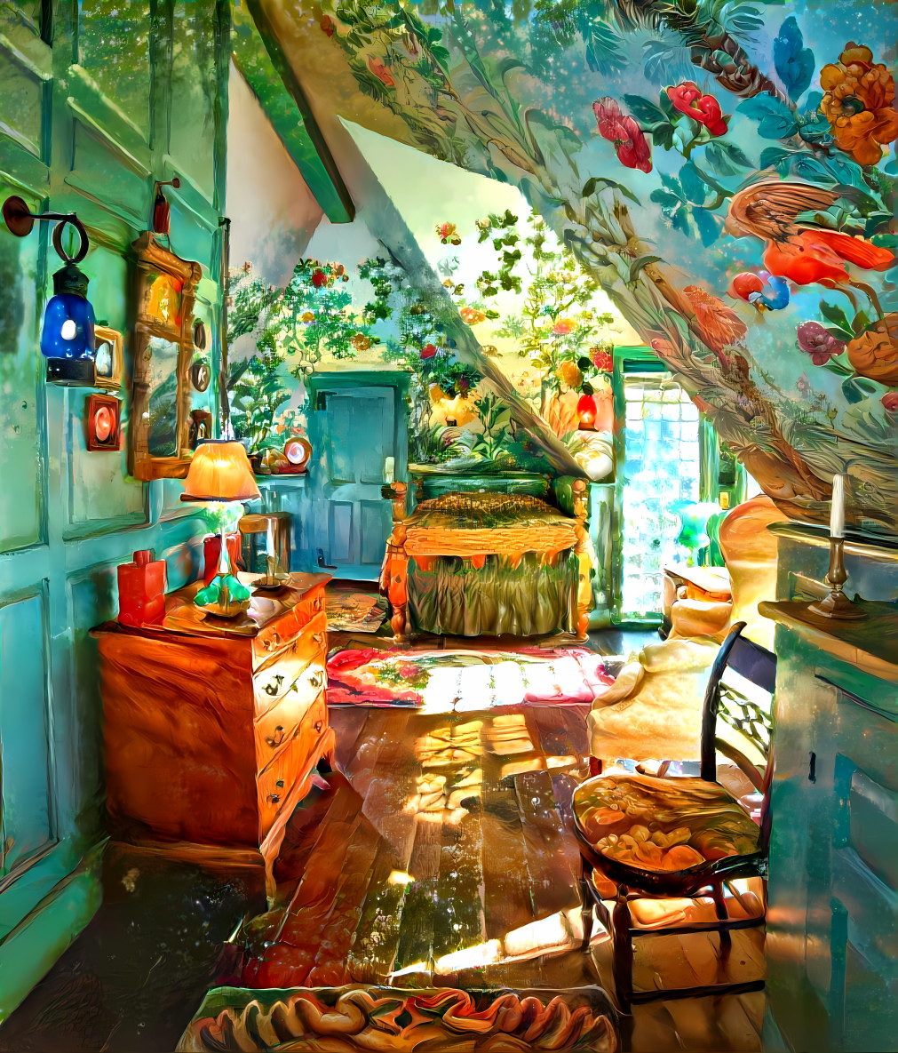 Attic room by Henry Davis Sleeper.
