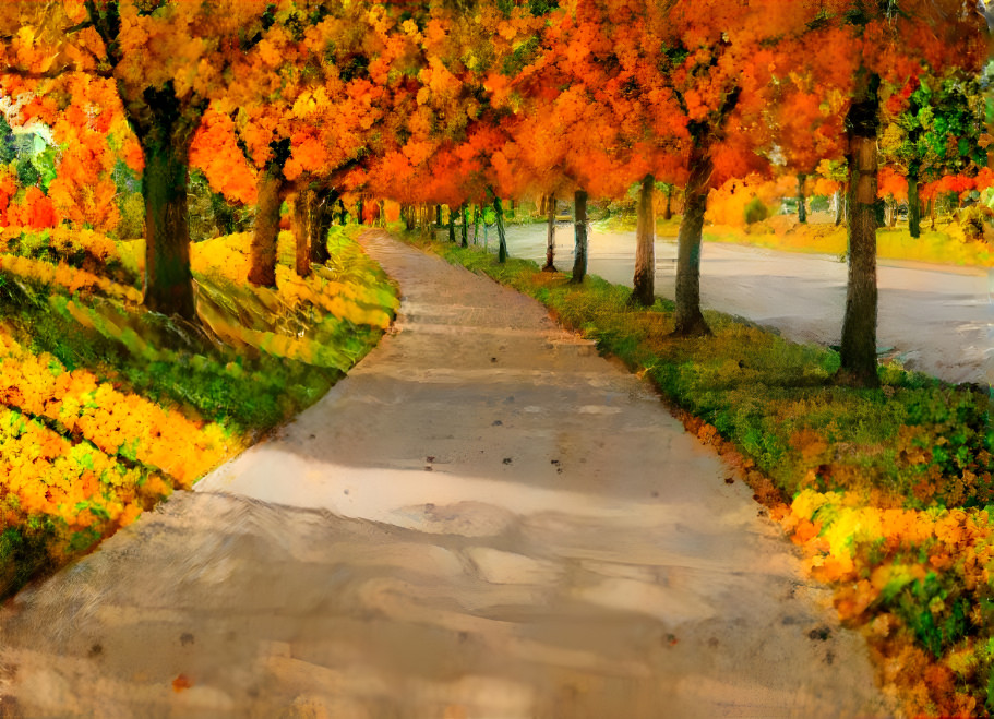 Orange path