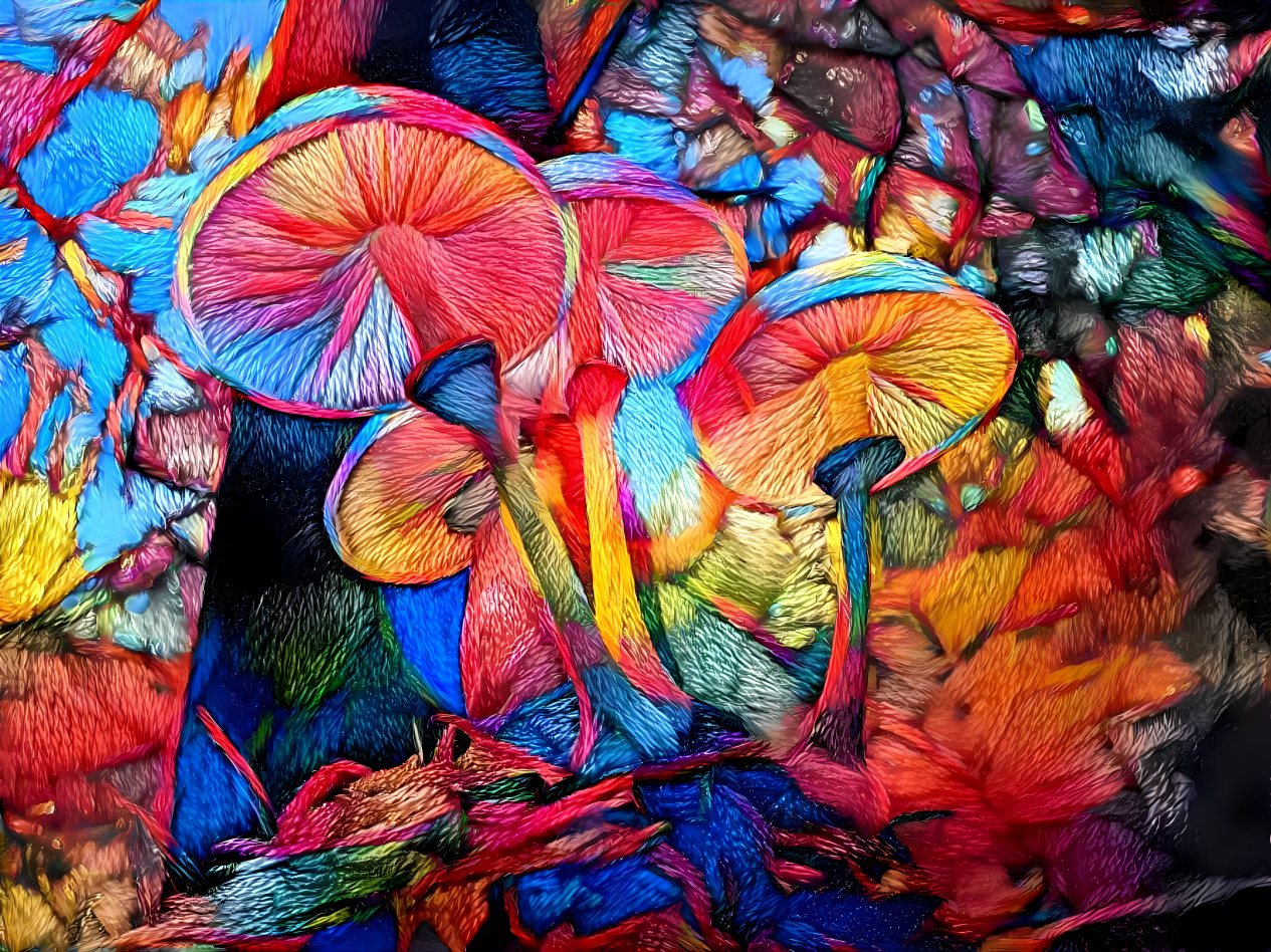 Mushrooms pattern