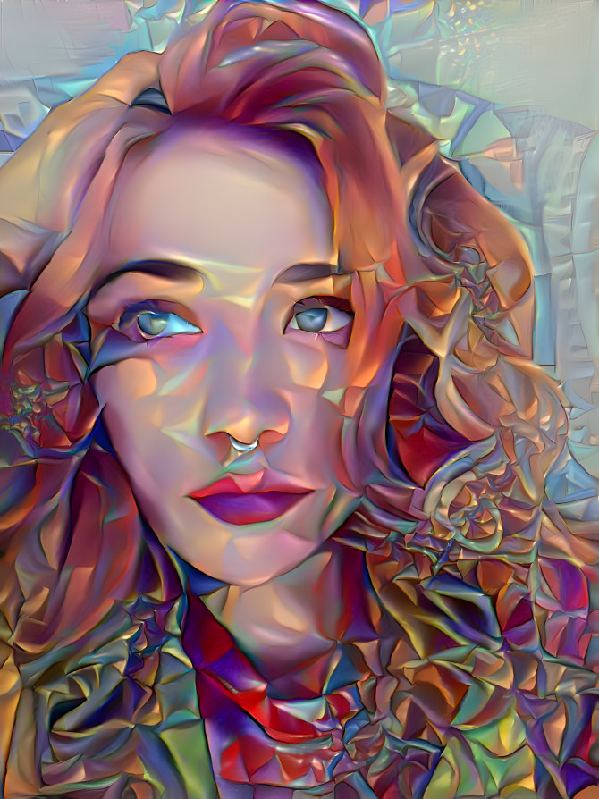 Psychedelic woman
