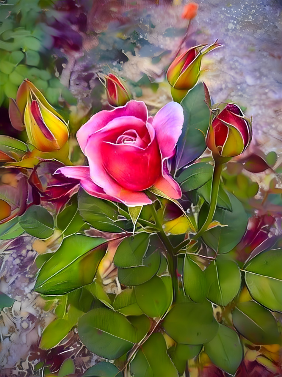Painting of the Rose Buds