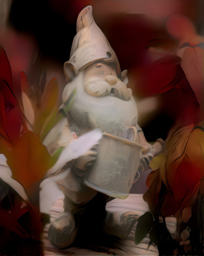 3" tall garden gnome