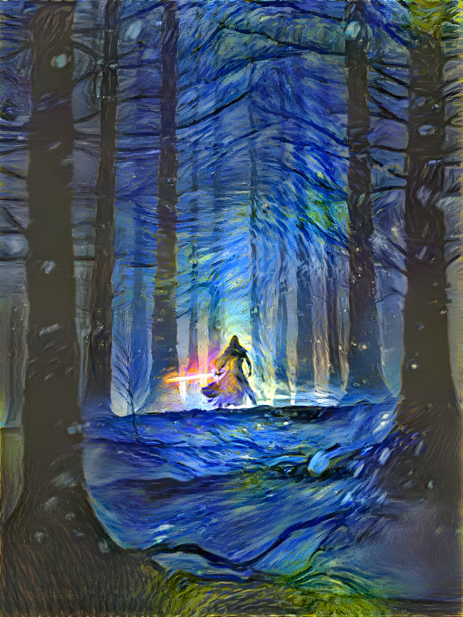 Kylo in the Forest