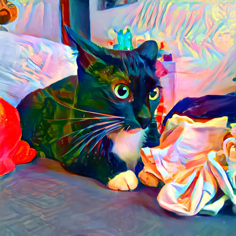 painted cat