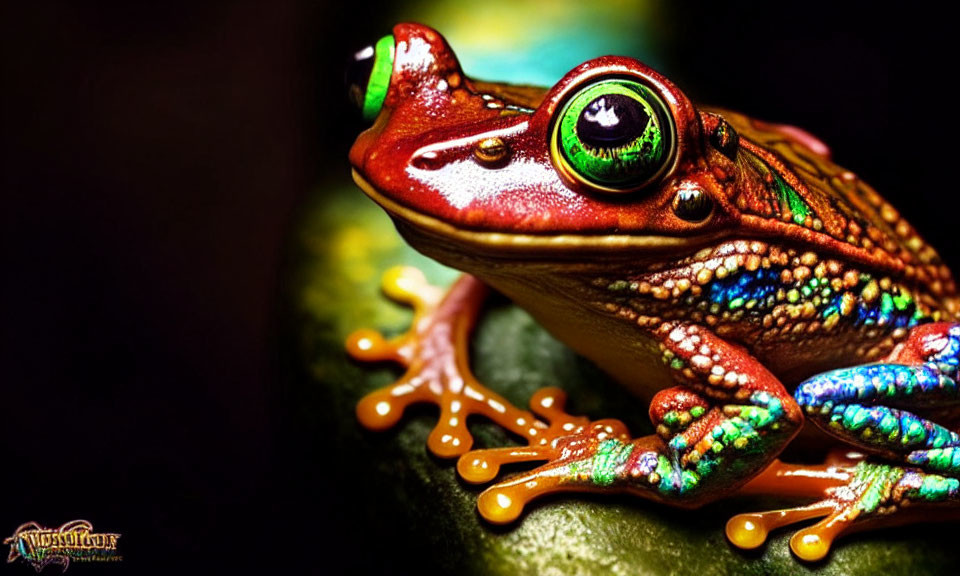 Colorful frog 