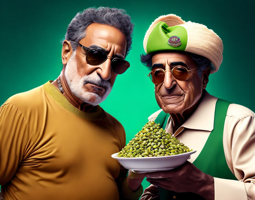 The Pistachio Man and The Peanut Man