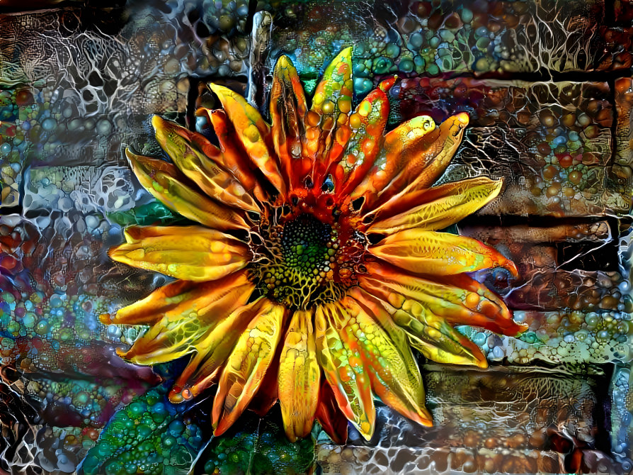 a single sunflower of dreams 