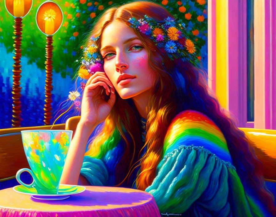 San Francisco 1969 - hippie girl