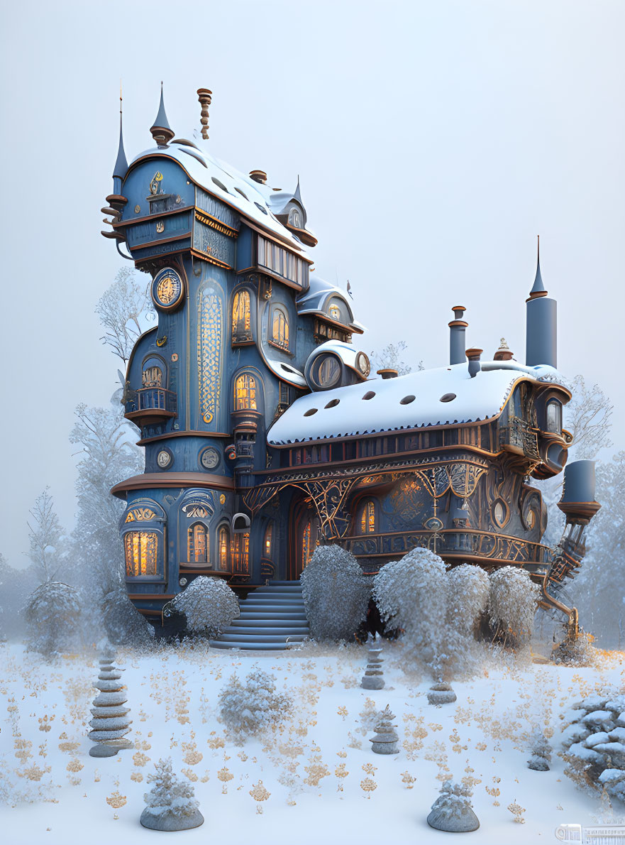 Steampunk Mansion 