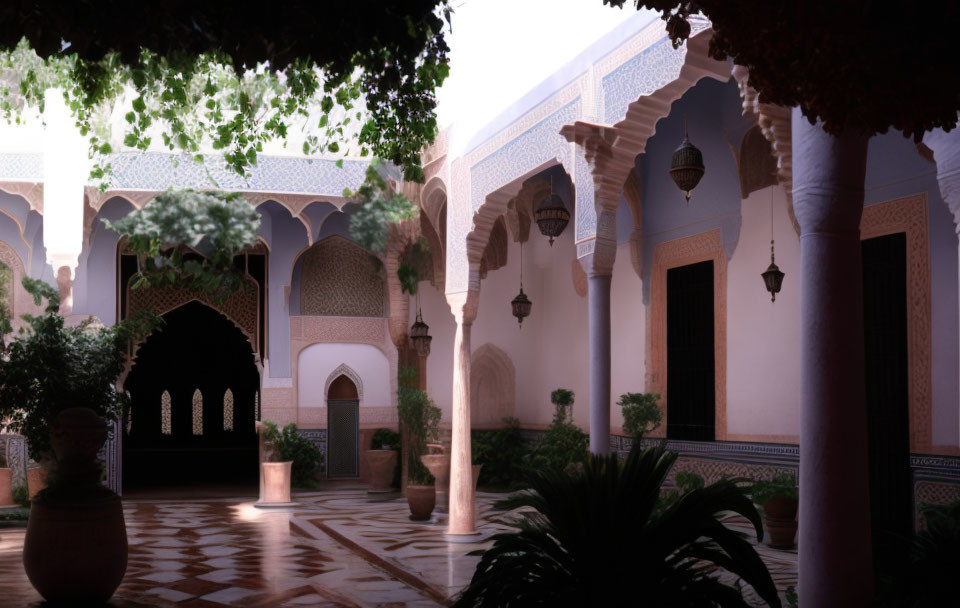 Courtyard of a Nasrid palace