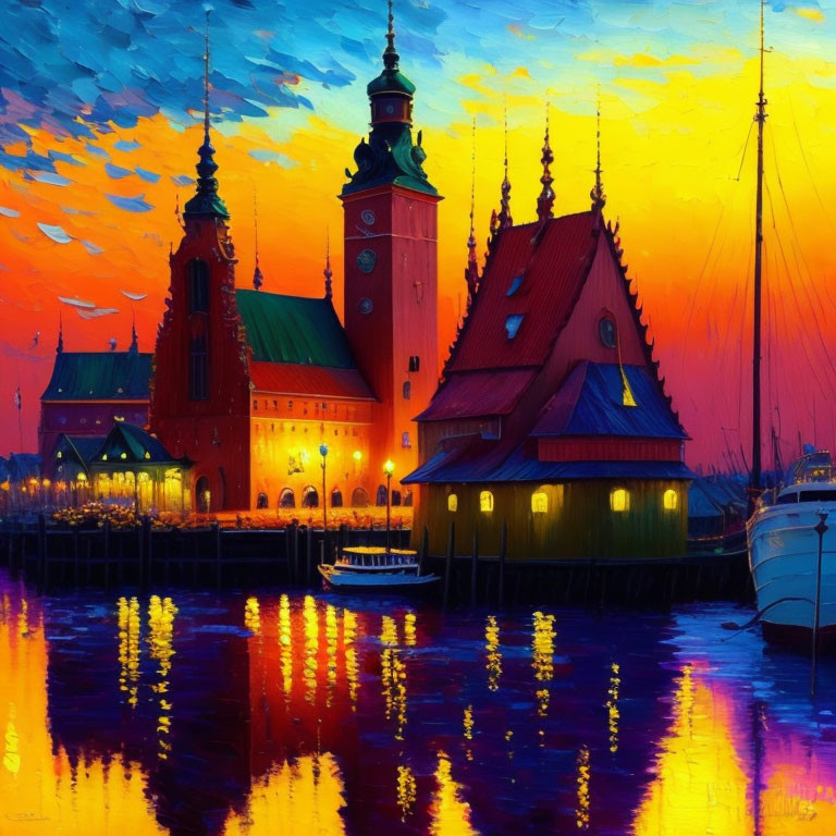 Gdansk Waterfront in Poland