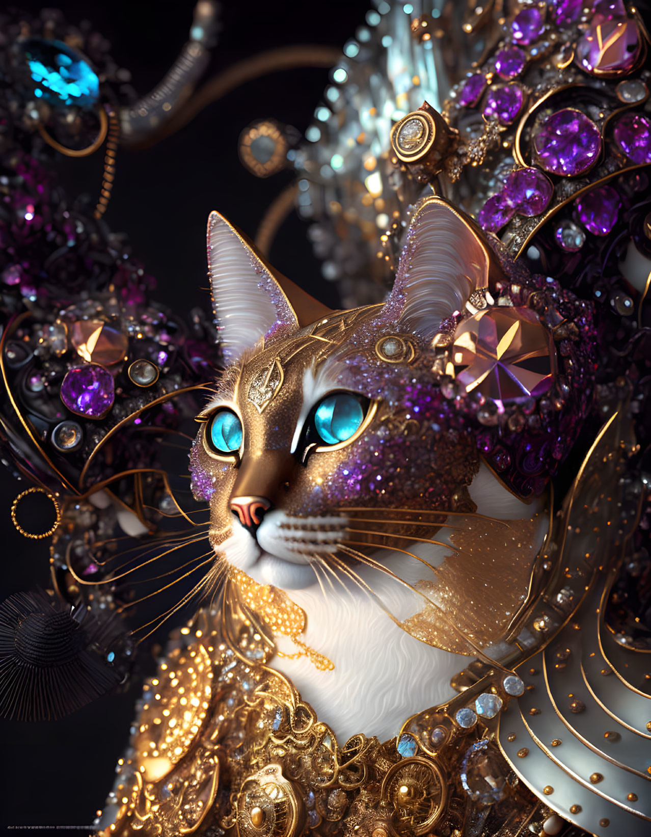 Bejeweled Cat