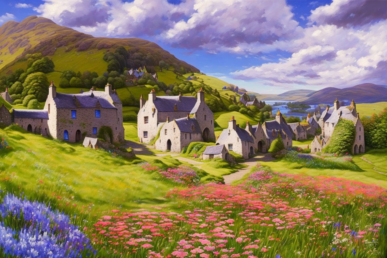 15th century Scotland Highlands Village