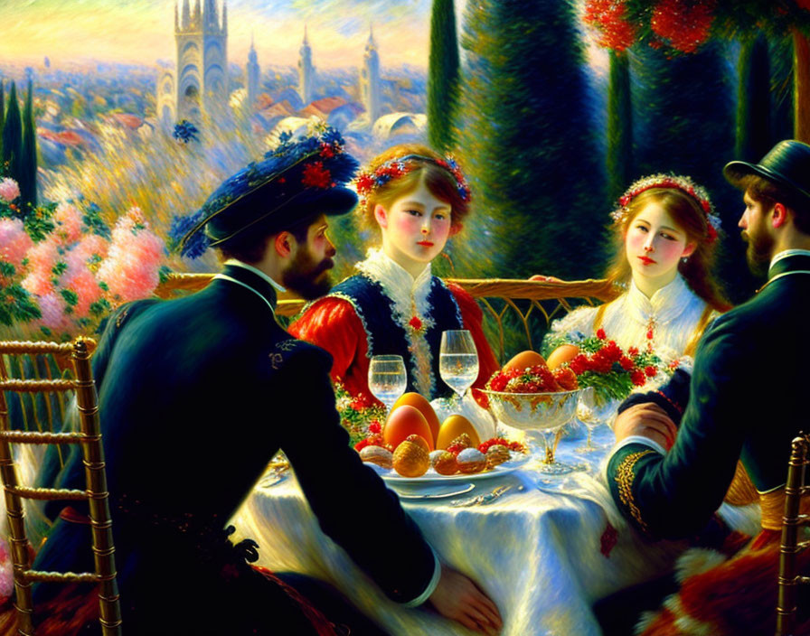 Easter Banquet by Renoir