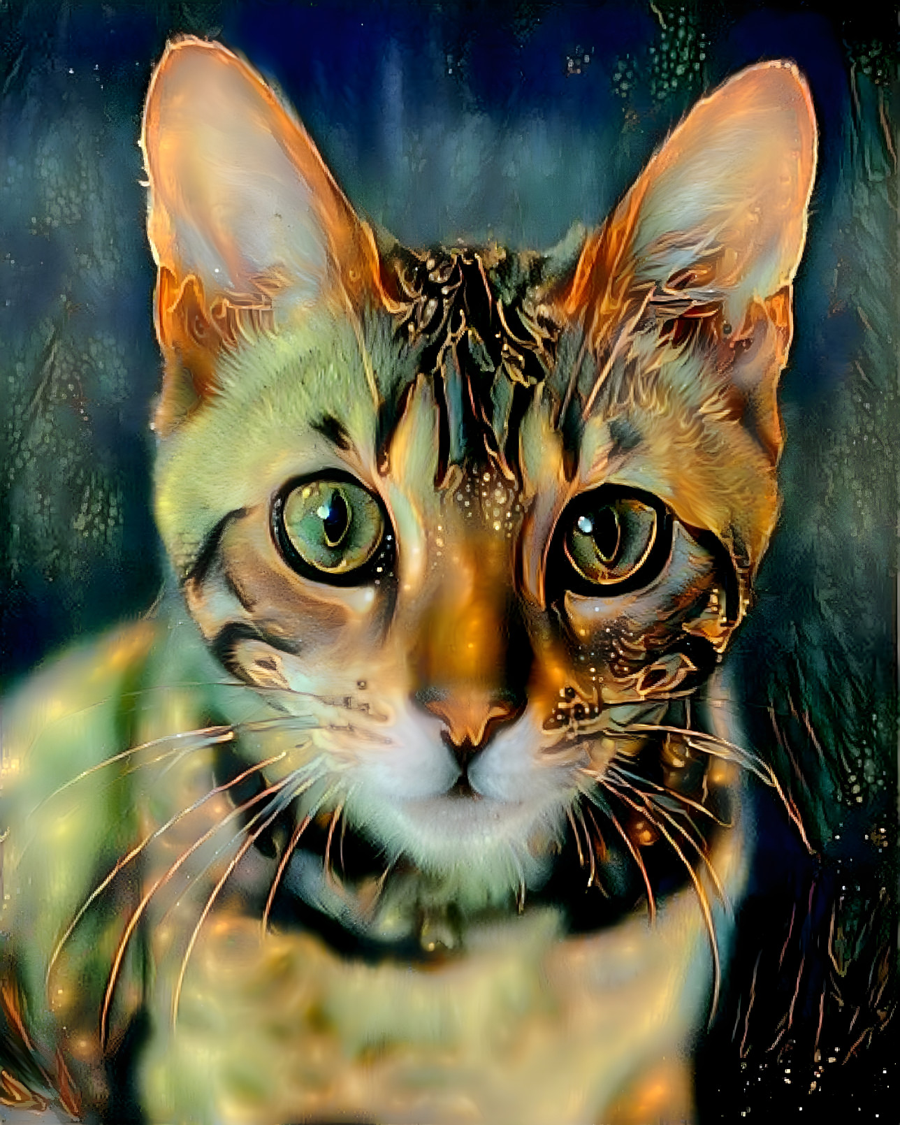 Green and Gold Cat [FHD]