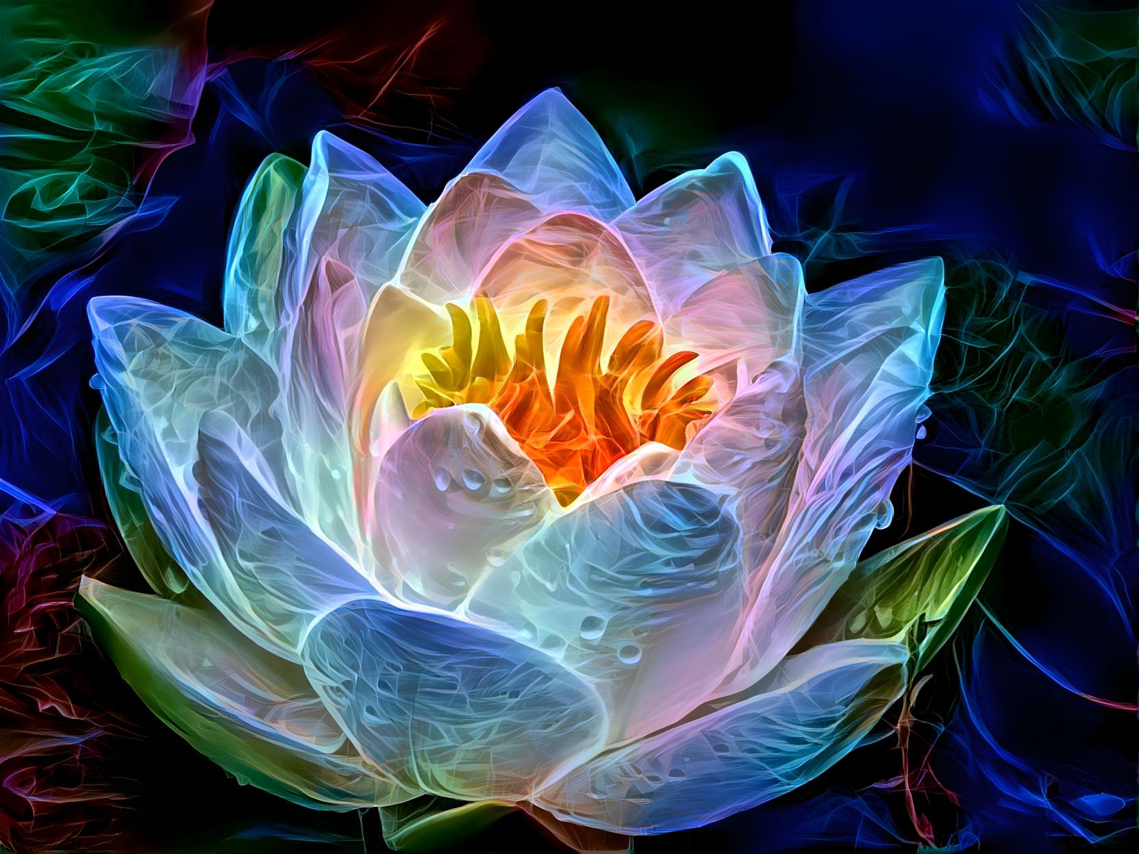 Colorful Lotus Flower [FHD]