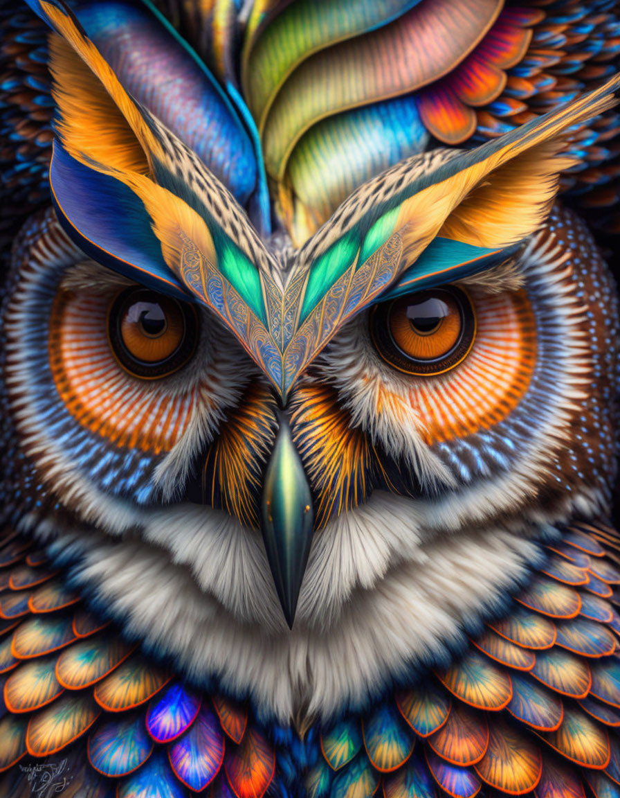 Harlequin Owl