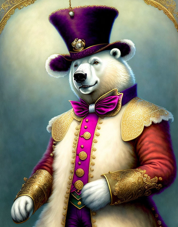 Victorian Polar Bear Ringmaster 