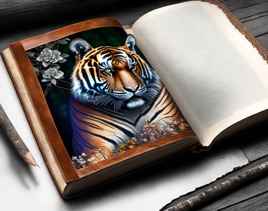 Tiger in a Book 