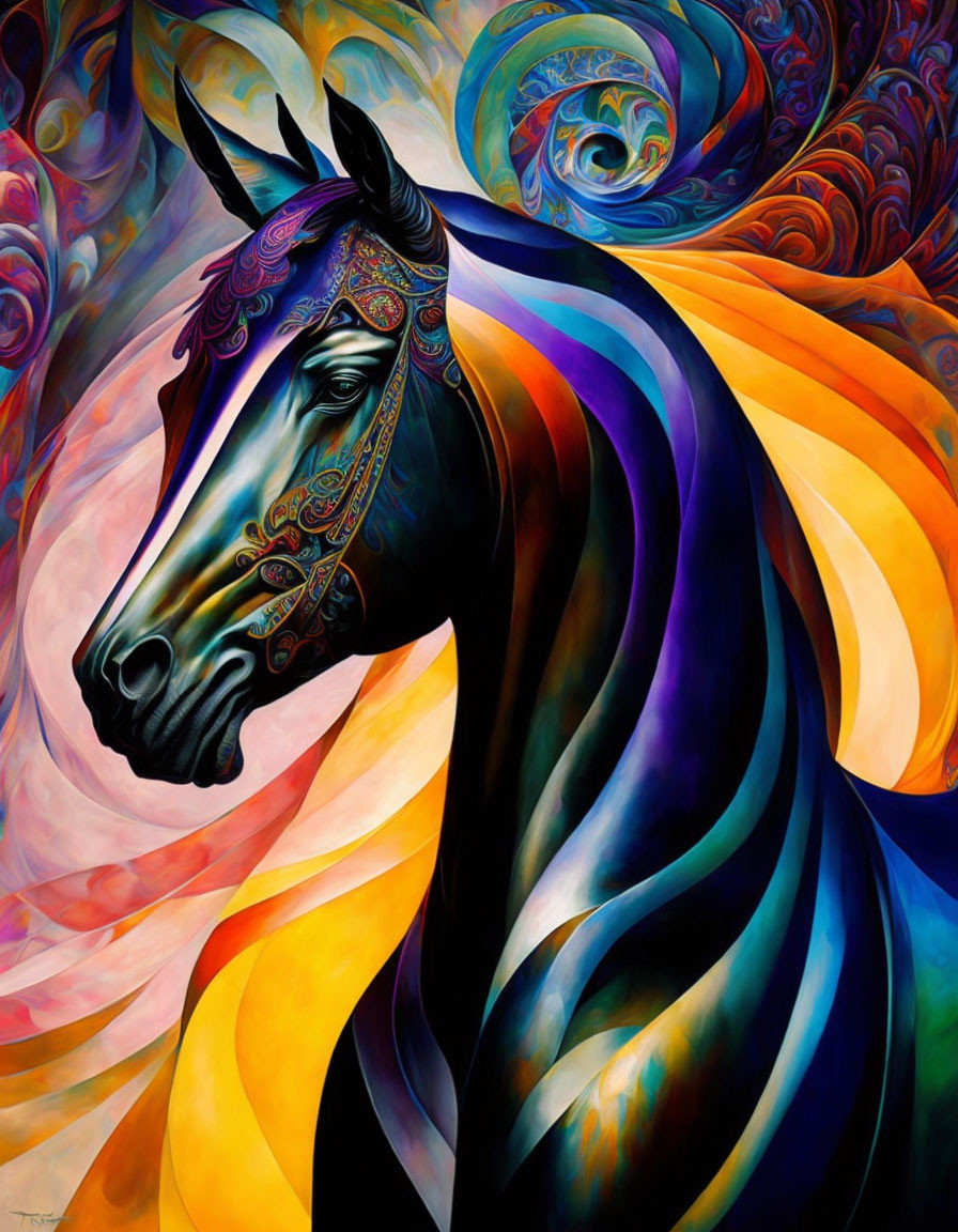 Black Beauty Dipped in Color 