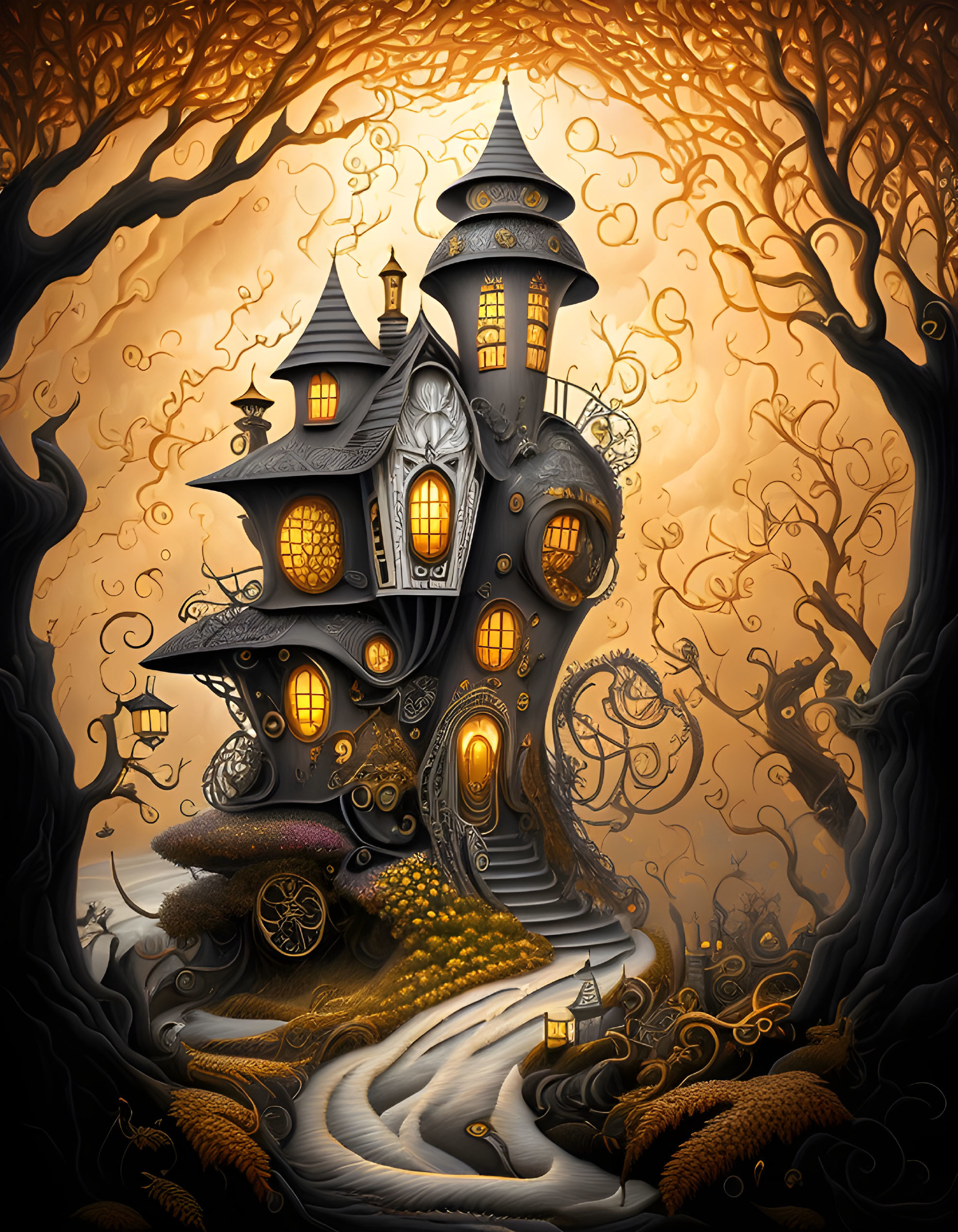 Steampunk Haunted House 