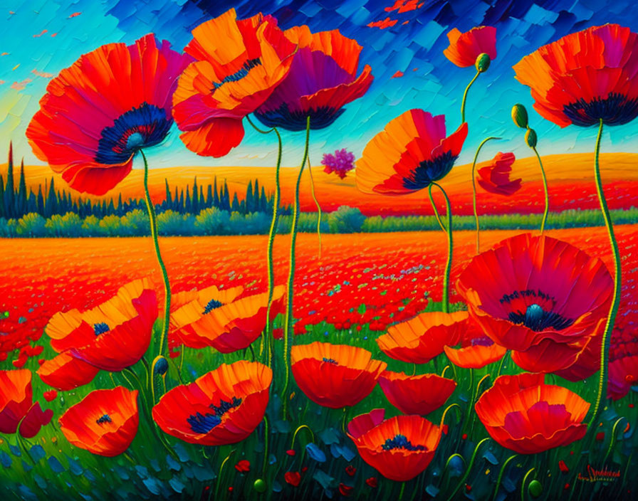 A Field of Poppies 
