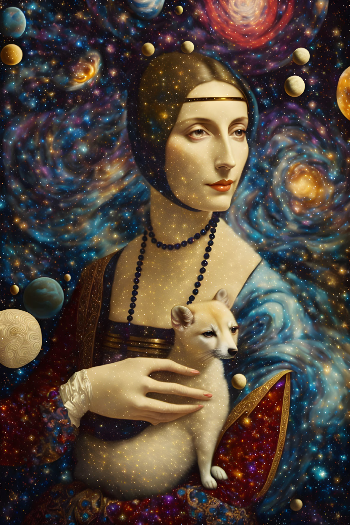 “Lady with Ermine” In The Cosmos 