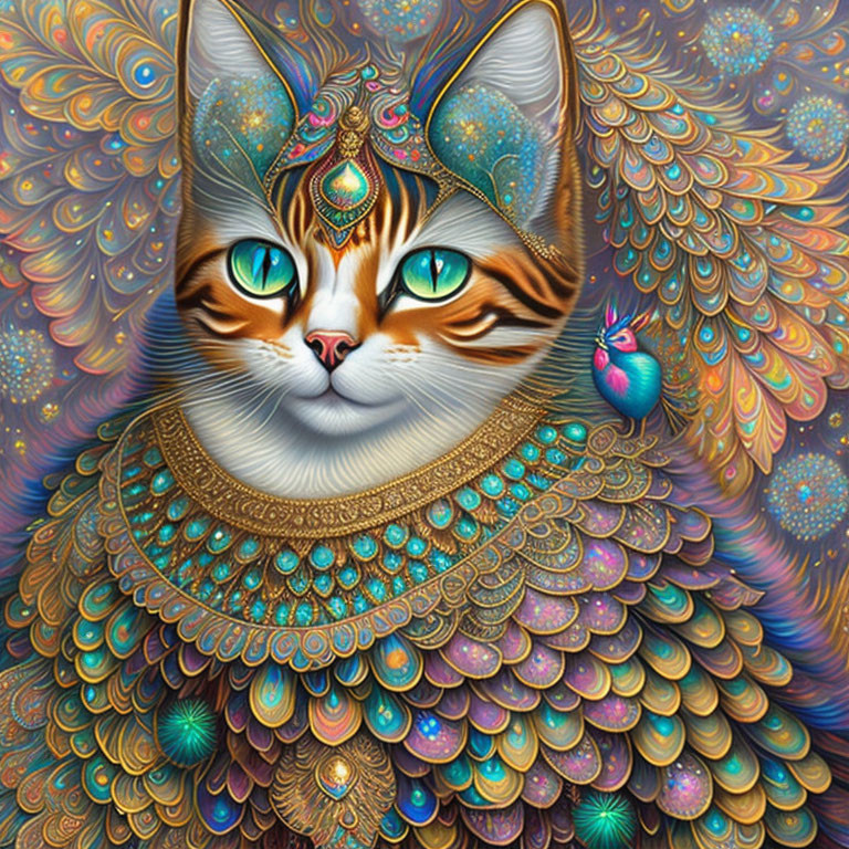 Peacock Cat