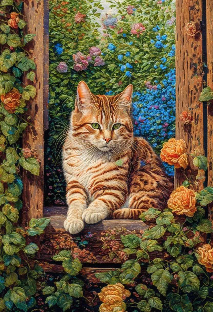Cat Tapestry 