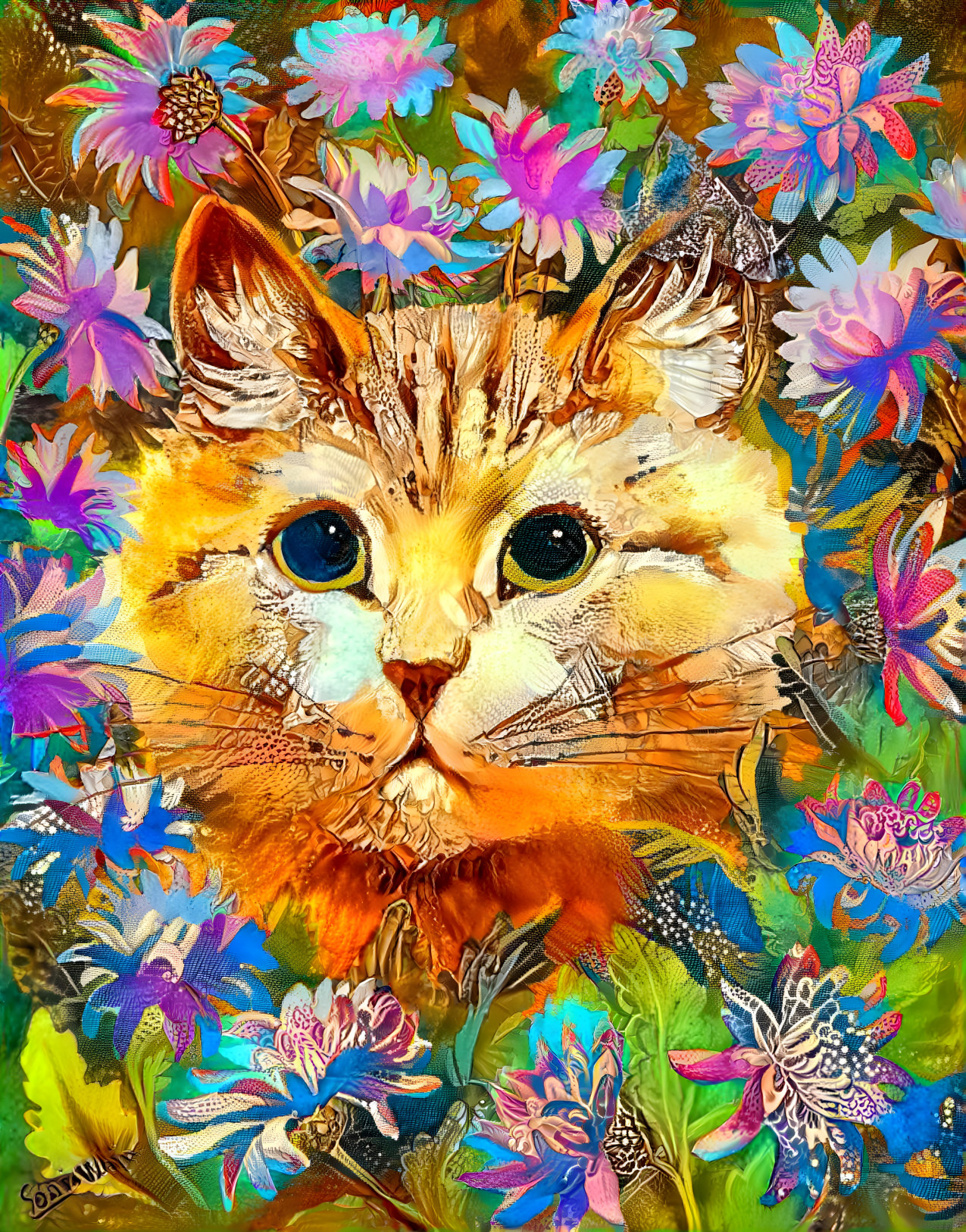Floral Cat [FHD]