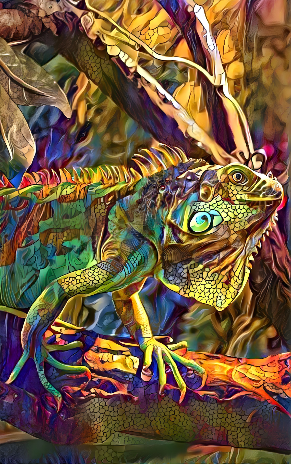 Colorful Iguana [FHD]