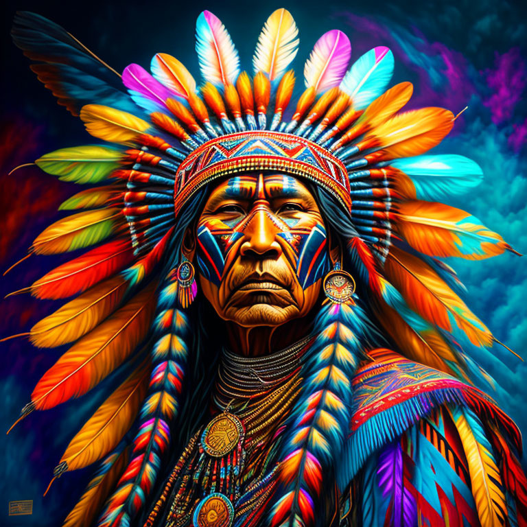 Native American Chief 3