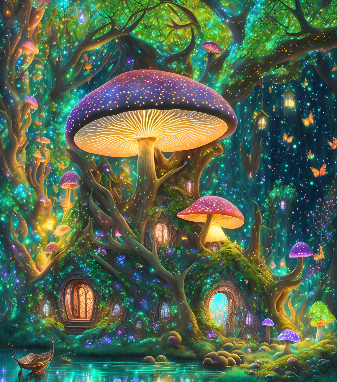 Psychedelic Smurf House