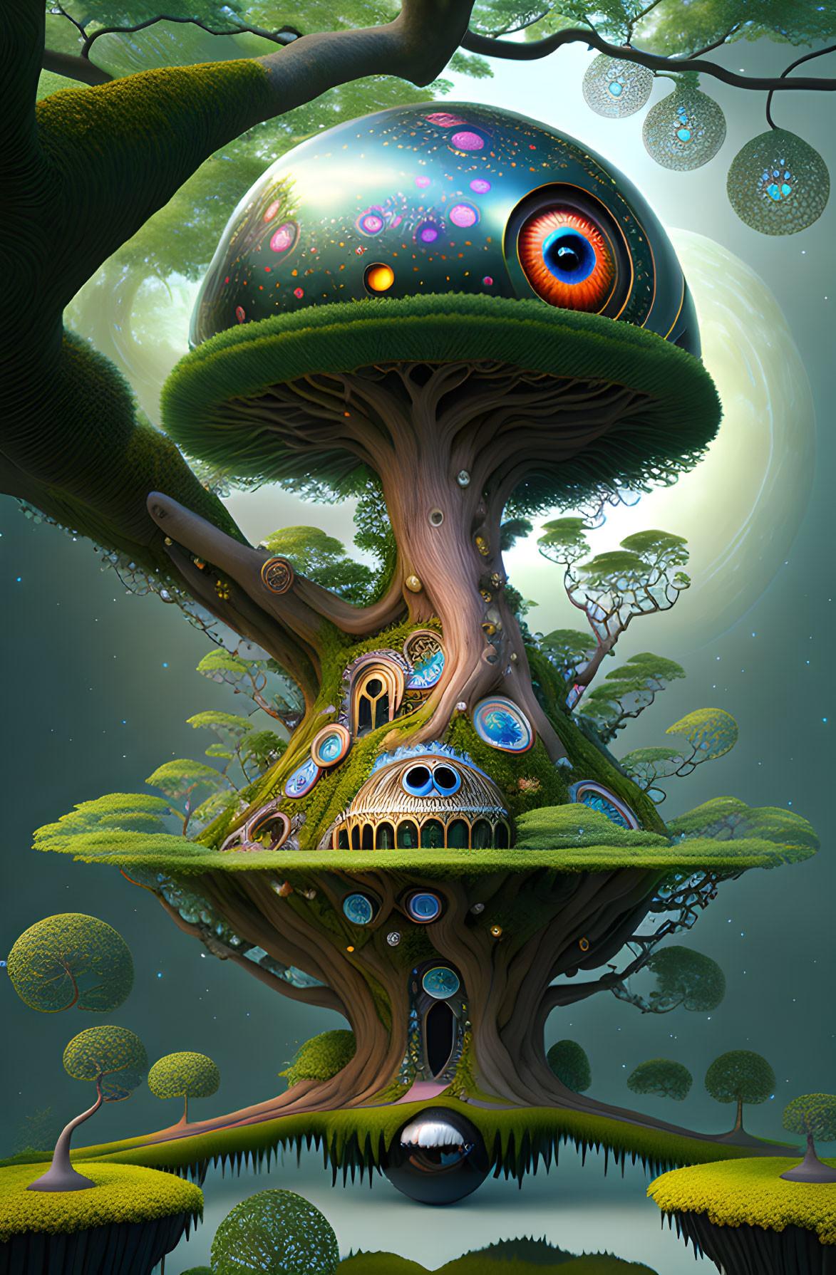 Very Strange Eyeball Tree 