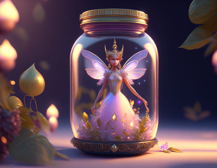 Fairy in a jar