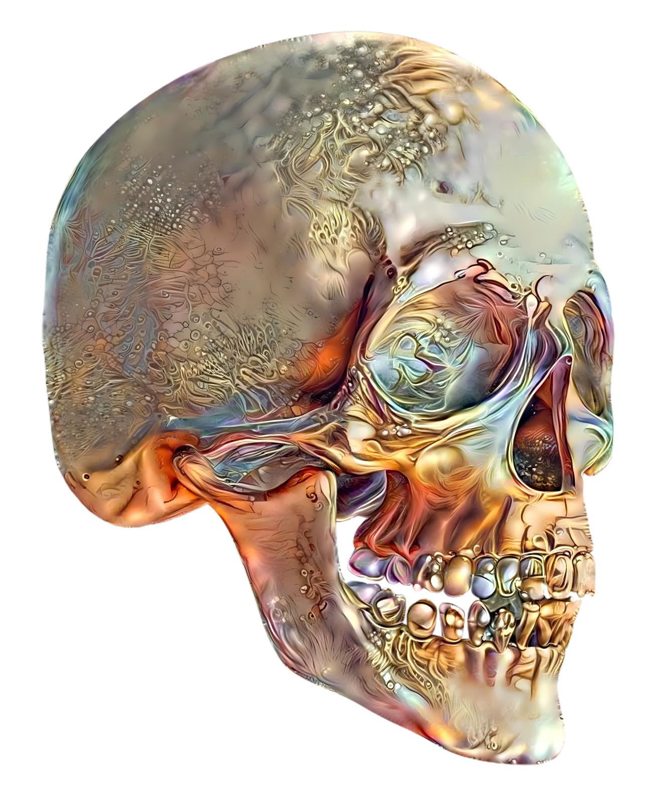 Cycle 2021 Halloween { golden } skull