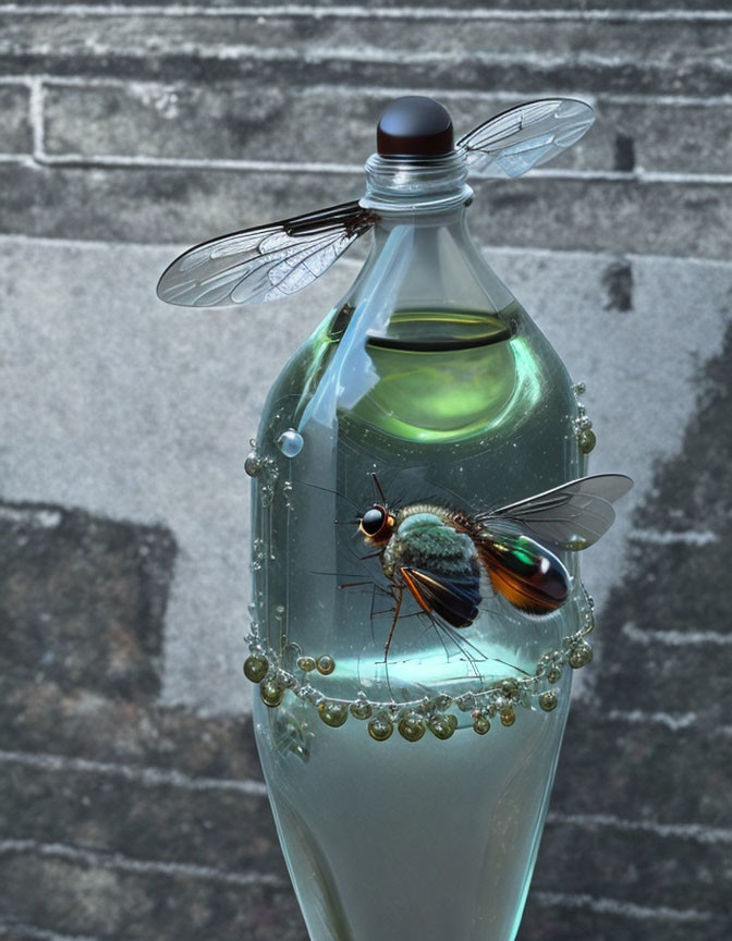 Fly and fly-bottle
