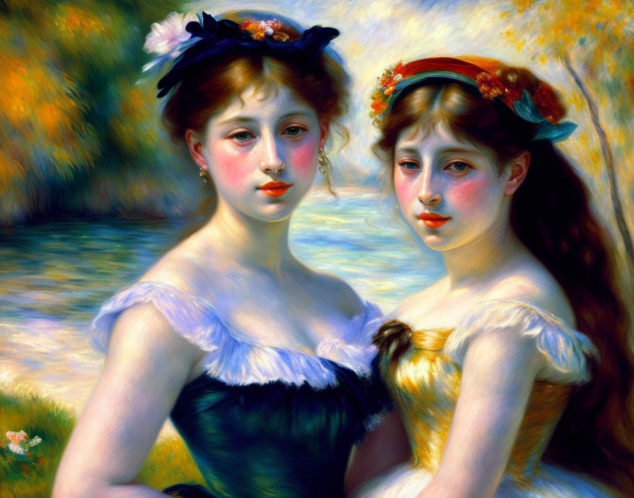 Two young women by Renoir