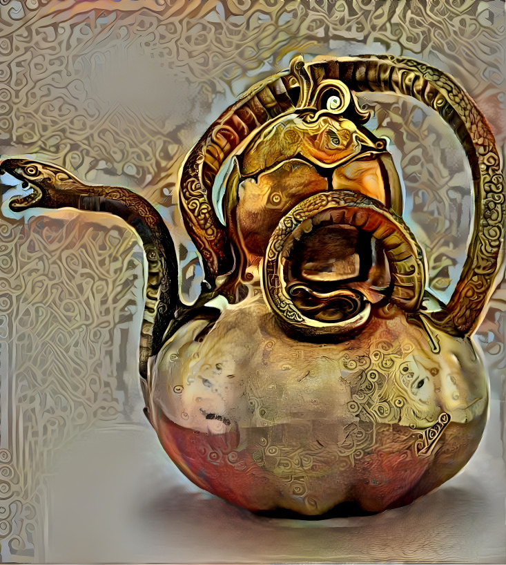 Snake teapot