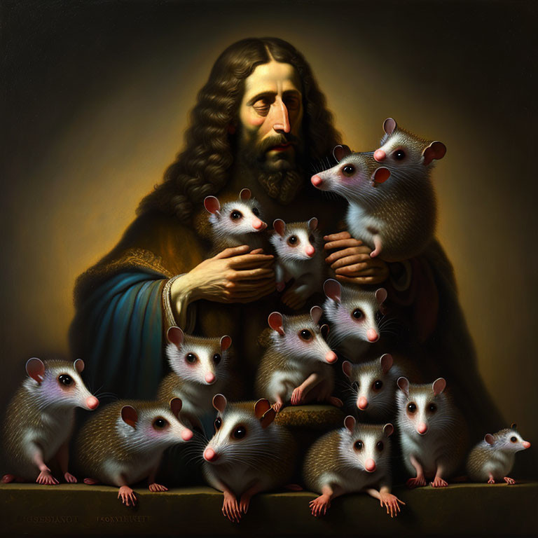 Jesus and the opossums