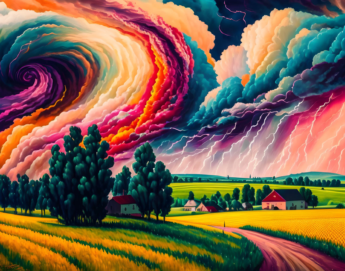 Psychedelic storm