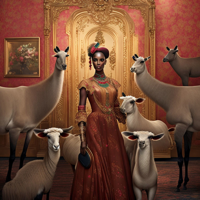 The Lady with the Camelids