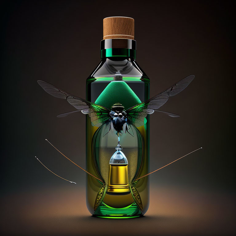 Fly and fly-bottle