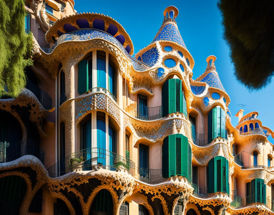 Gaudi apartment building